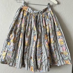 Hearts & Found "High Tea" Lola Skirt Small